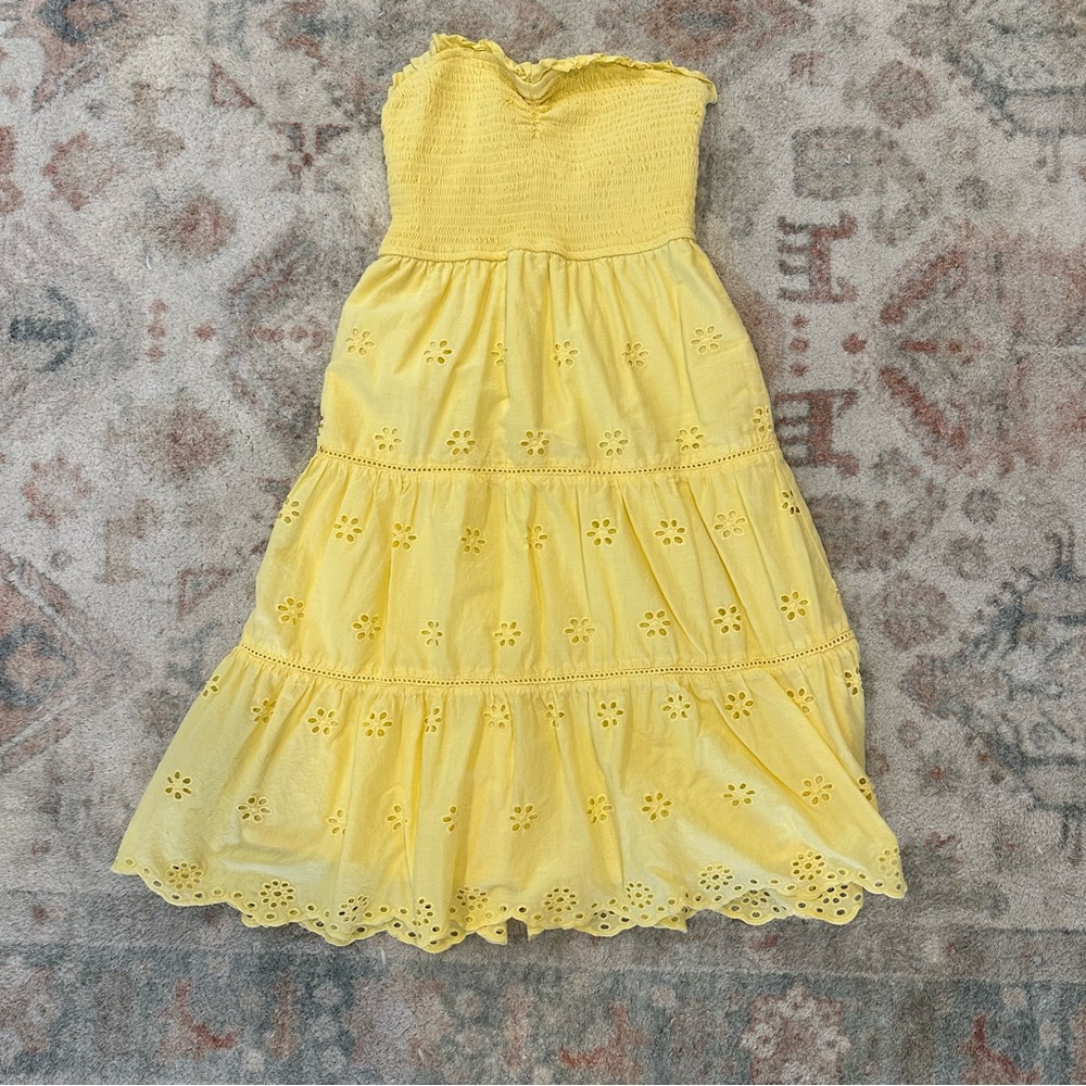 Yellow sun dress